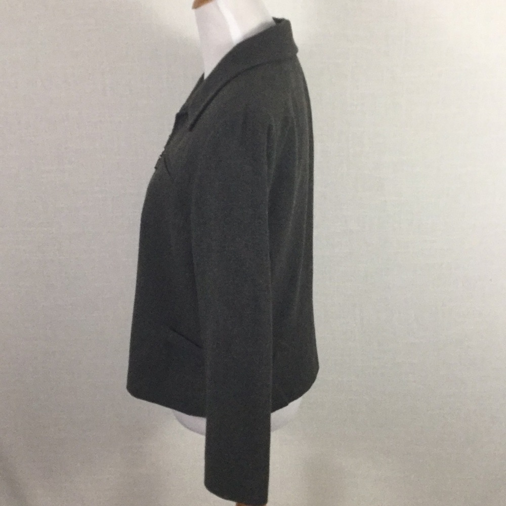 Vintage Pendleton zip-front blazer olive green - Picture 3 of 10
